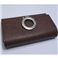 BVLGARI(ブルガリ)  #23284 Keyholder small with clip Grain leather dark brown/P.