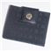 BVLGARI(ブルガリ)　#22241 Woman wallet 2 folds without zip Lettere fabric black/pigskin black/P