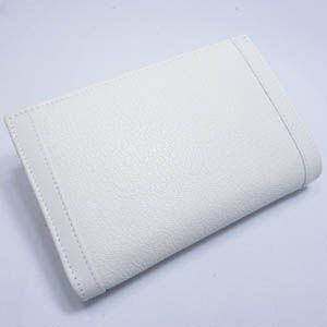�y���Z�����zBVLGARI(�u���K��)�@#25250 Woman wallet 2 folds with frame Goat leather chalk/calf leather chalk/P
