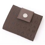 BVLGARI （ブルガリ） ダブルホック財布　LETTERE 22596・Chocolate