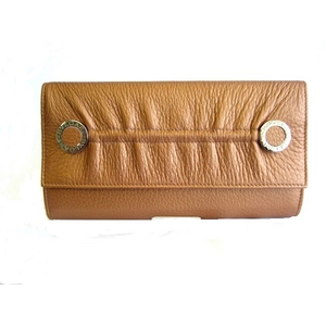 BVLGARI(ブルガリ) 長財布 23965 ツイスト ブロンズ