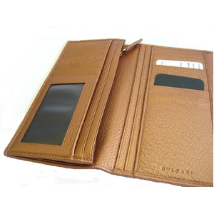 BVLGARI(ブルガリ) 長財布 23965 ツイスト ブロンズ