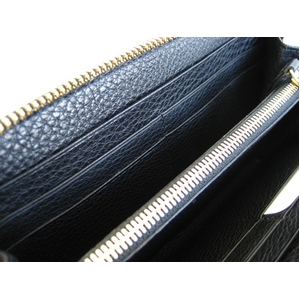 BVLGARI(ブルガリ) ラウンド長財布 27565 マキシレッタレ ブラック