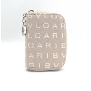BVLGARI(ブルガリ) ラウンド キーケース 25153 ベージュ