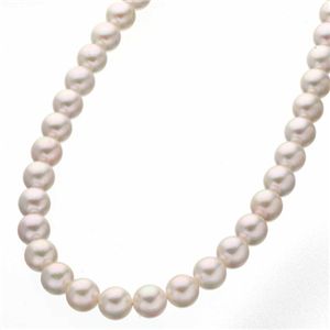 花珠8-8.5mm ネックレス+ピアス/イヤリングセット( 鑑別書)
