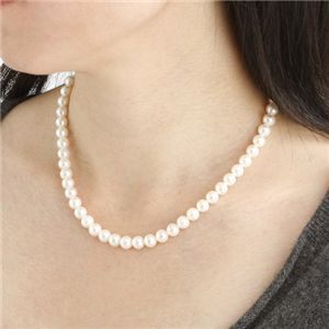 花珠真珠ネックレス 7〜7.5mm玉