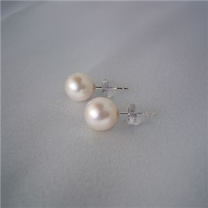 和珠本真珠 8.5～9.0mm パールネックレス＆パールピアス セット