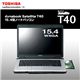 東芝 dynabook Satellite T40 15.4型ノートパソコン PST4021CWSR1R 写真1