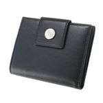 BVLGARI（ブルガリ） 二つ折小銭付き財布 21459 ソフトレザー/黒