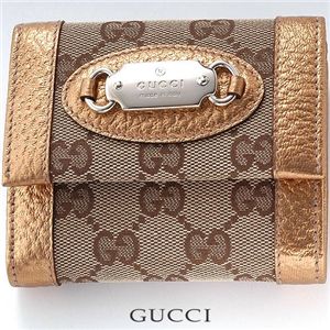 GUCCI(グッチ） Wホック式二つ折財布146198