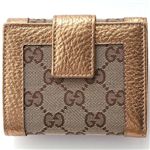 GUCCI(グッチ） Wホック式二つ折財布146198