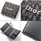 Christian Dior(クリスチャンディオール) Wホック財布 LDC43025 ブラック 写真3