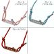 【超特価】Christian Dior 紐ネックレス プレート ライトピンク D20657