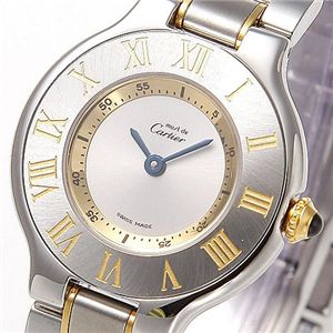 Cartier(カルティエ)マスト21 ゴールドコンビ レディース　