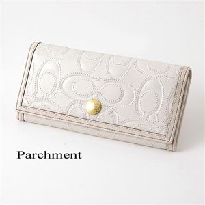 COACH（コーチ） シグネチャーレザー長財布　Ｐａｒｃｈｍｅｎｔ