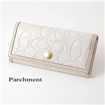 COACH（コーチ） シグネチャーレザー長財布　Ｐａｒｃｈｍｅｎｔ