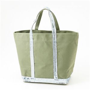 Vanessa Bruno トートバッグ CANVAS SPANGLE MEDIUM 663・Vegetal