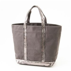 Vanessa Bruno トートバッグ CANVAS SPANGLE MEDIUM 998・Anthracite