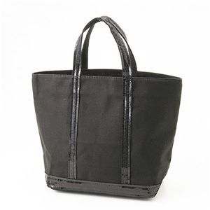 Vanessa Bruno トートバッグ CANVAS SPANGLE MEDIUM 999・Noir