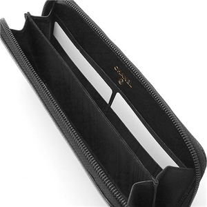 CHANEL(シャネル) キャビアスキン 長財布 13228・ラウンドファスナー シャイニー(シルバー金具)