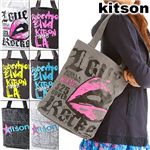 KITSON（キットソン） コットントートバッグ 7モデル KHB0154 Black×Yellow