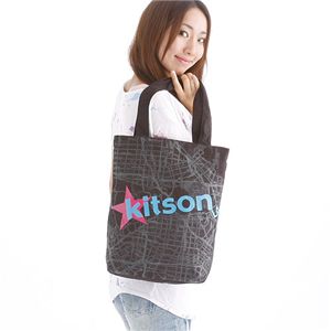 KITSON(キットソン) コットントートバッグ 7モデル KHB0166 Black