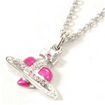Vivienne WestwoodiBBAEEGXgEbhj lbNX Diamante Heart Orb 207 19021 001 PINK
