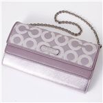 COACH（コーチ） クラッチ長財布 43089 SV/LL LilacSilverの詳細ページへ