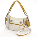 COACHiR[`j 2WAY V_[obO POPPY 13850 SV/DJ White