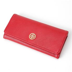 TORY BURCH(トリーバーチ) レザー 長財布 Lava Red
