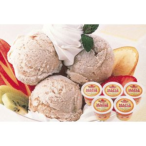 ピュアメープルシロップアイスクリーム　5個セット