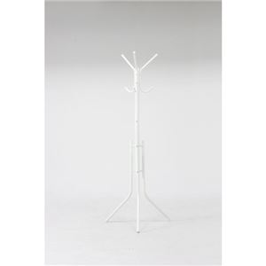 キッズパイプポールハンガー スチール 幅50cm&times;奥行50cm&times;高さ130cm ホワイト（白） (子供部屋/キッズ用家具)