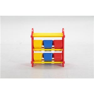 おもちゃ箱/トイボックス S 100個ブロック付き (キッズ用品/子供部屋家具)