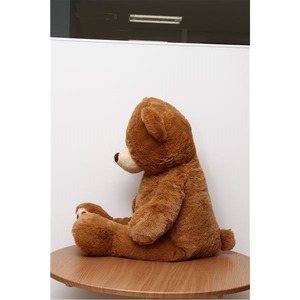 子供用 ぬいぐるみ/人形 【熊型 ブラウン】 幅50cm 〔おもちゃ 子ども部屋〕