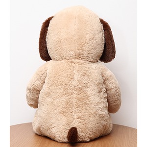 子供用 ぬいぐるみ/人形 【犬型 ベージュ】 幅45cm 〔おもちゃ 子ども部屋〕