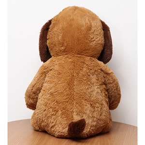 子供用 ぬいぐるみ/人形 【犬型 ブラウン】 幅45cm 〔おもちゃ 子ども部屋〕