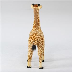 ぬいぐるみチェア/人形型椅子 【キリン型】 幅24cm 着座可 〔おもちゃ リビング 子供部屋〕