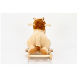 子供用 ロッキングチェア/揺り椅子 【ライオン型】 幅65cm 木製素材使用 『ロッキングアニマル』 〔おもちゃ 子ども部屋〕