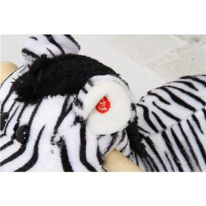 子供用 ロッキングチェア/揺り椅子 【シマウマ型】 幅65cm 木製素材使用 『ロッキングアニマル』 〔おもちゃ 子ども部屋〕