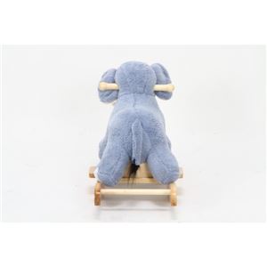 子供用 ロッキングチェア/揺り椅子 【ゾウ型】 幅65cm 木製素材使用 『ロッキングアニマル』 〔おもちゃ 子ども部屋〕