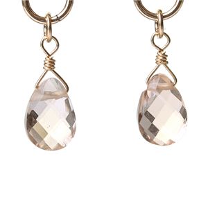 ブラウントパーズ14KGFピアス