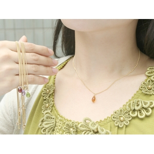 Noble bijou　ゴールドネックレス(レモンクォーツ)