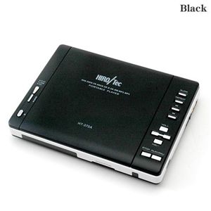 SDカードスロット＆USBポート搭載 コンパクトDVDプレーヤー HT-370A ブラック