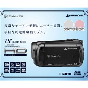 デジタルビデオカメラ 高画質HD GHV-DV25HDA 9,980円 2.5型液晶搭載 HDMI 乾電池駆動モデル
