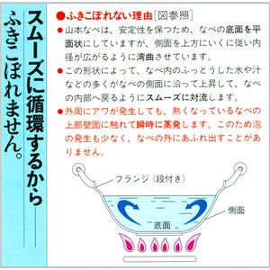 山本なべ IH対応 ふきこぼれない鍋 27cm