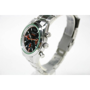 TECHNOS(テクノス) クロノグラフ腕時計 シルバーブラック TBM527SB