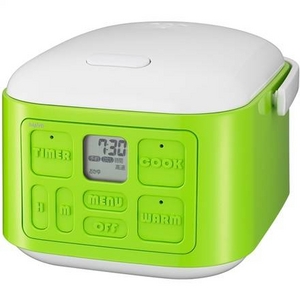 サンヨー 3合炊飯器　vita cube ECJ-XQ30　グリーン