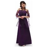 ♪ロングドレス (パープル)7号〜17号136P XL