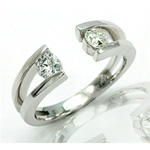 鑑別書付!天然ダイヤモンドリングwra307 0.43ct K18WG