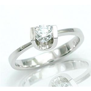 鑑別書付!天然ダイヤモンドリングwra466 0.30ct K18WG